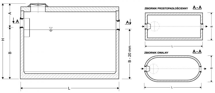 Osadnik zawiesiny mineralnej typ OZM-G 16...25